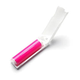 Багаторазовий липкий ролик для чищення одягу Semi Mini складаний, Pink