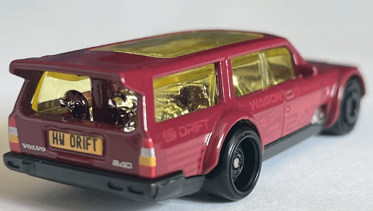 Carro Hot Wheels Volvo 240 Drift Wagon Hct20 Vinho P