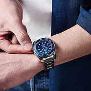 Чоловічий годинник Seiko SPB375J1 SBDC189 Prospex ‘Great Blue’ Sumo Scuba PADI Special Edition, фото 6
