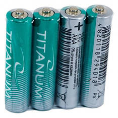 Батарейки сольові Titanum R03P/ААА 4psp VIDEX (мікропальчик) GR