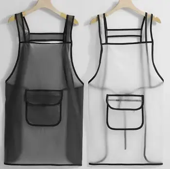 Фартух непромокальний для кухні, переднік для кухні чорний