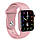 Розумні Смарт-годинник M16 mini WearfitPro 38 mm Aluminium голосовий виклик pink, фото 3