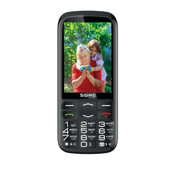 Купить Кнопочный телефон Sigma mobile Comfort 50 Optima Black Type-C ...