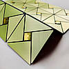 Самоклеюча алюмінієва плитка зелене золото зі стразами SW-00001172 (D), фото 2