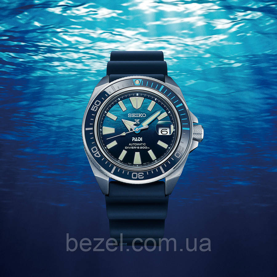 Чоловічий годинник Seiko SRPJ93K1 SBDY123 Prospex ‘Great Blue’ Samurai Scuba PADI Special Edition