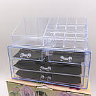 Органайзер для косметики Cosmetic Storage Box + Подарунок Кулончик з ланцюжком / Бокс органайзер для косметики, фото 5