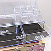 Акриловий органайзер для косметики Cosmetic Storage Box / Стійка для косметики / Настільний бокс для косметики, фото 4