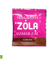 Zola Фарба для брів, саше 5 мл 03