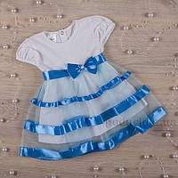 Сукня з коротким рукавом Маленька леді Бетіс кулир блакитний 56