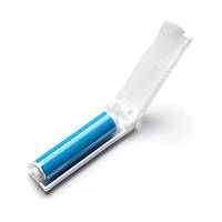Многоразовый липкий ролик для чистки одежды Semi Mini складной, Blue