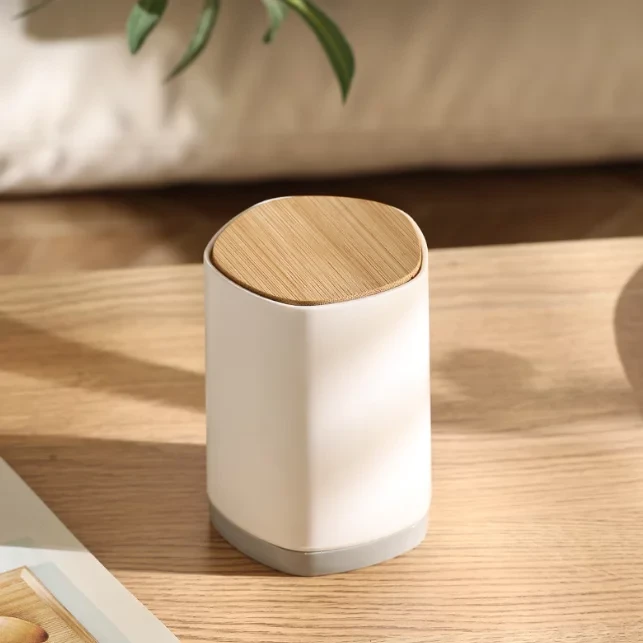 Органайзер для ватних паличок або склянка для зубочисток для зручного зберігання з автоматичним ходом, фото 1