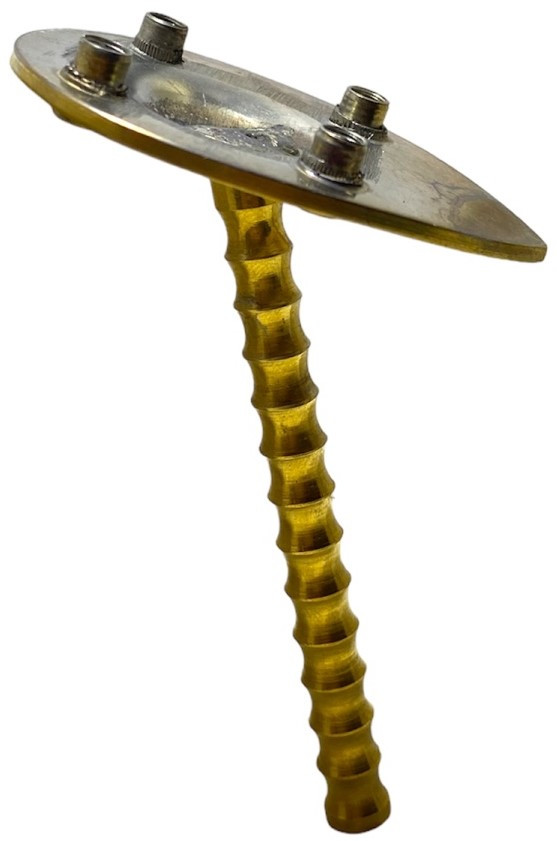 Жіночий підбор металевий МБ Золото р.0-1  Висота 8,1-8,6 см, фото 1