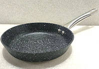 Сковорода з індукційним дном Smile 24 см алюмінієва антипригарна сковорода MPC24/9/01 з металевою ручкою
