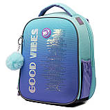 Рюкзак шкільний каркасний YES H-100 Good Vibes, фото 5