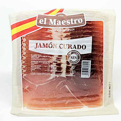 Іспанський хамон нарізаний Jamon Curado el Maestro 250 грам