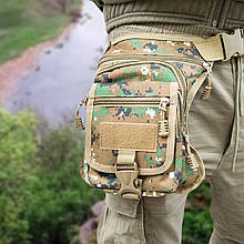 Поясна сумка №3 з кріпленням на стегно, камуфляж