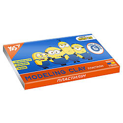Пластилін YES Minions 6 кольорів 120 г