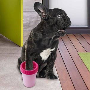 Лапомийка Soft Gentle Silicone Bristles 300 мл Маленька, Рожева (В), фото 1