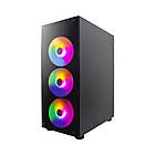 Корпус 1stPlayer V3-B-BK-4F1 Black без БЖ, фото 3