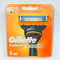 Сменные кассеты Gillette Fusion лезвия для бритья 6 шт Колумбия, Бритвы и бритвенные лезвия