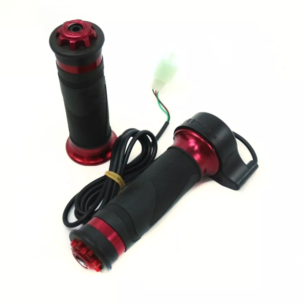 Ручки газа для електроскутера 12V-72V колір червоний