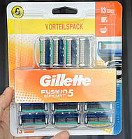 Gillette Fusion Sport Сменные кассеты (Лезвия) 13 шт, Бритвы и бритвенные лезвия