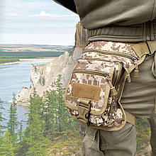 Поясна сумка №2 з кріпленням на стегно, Койот