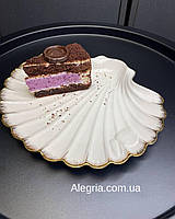 Порцелянова десертна тарілка "Морська мушля" (Pavone) FM- 34/8, фото 2