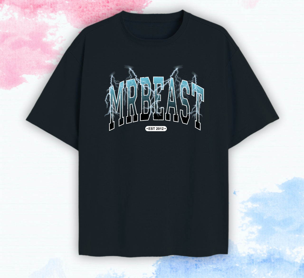 Футболка дитяча MrBeast (містер-біст) "Мольнія", фото 1