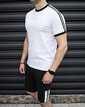 Чоловічий спортивний костюм Футболка+шорти / Літній комплект вільного крою