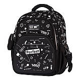 Рюкзак шкільний напівкаркасний S-40 YES Andre Tan чорний, фото 2