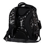 Рюкзак шкільний напівкаркасний S-40 YES Andre Tan чорний, фото 3