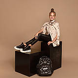 Рюкзак шкільний напівкаркасний S-40 YES Andre Tan чорний, фото 5