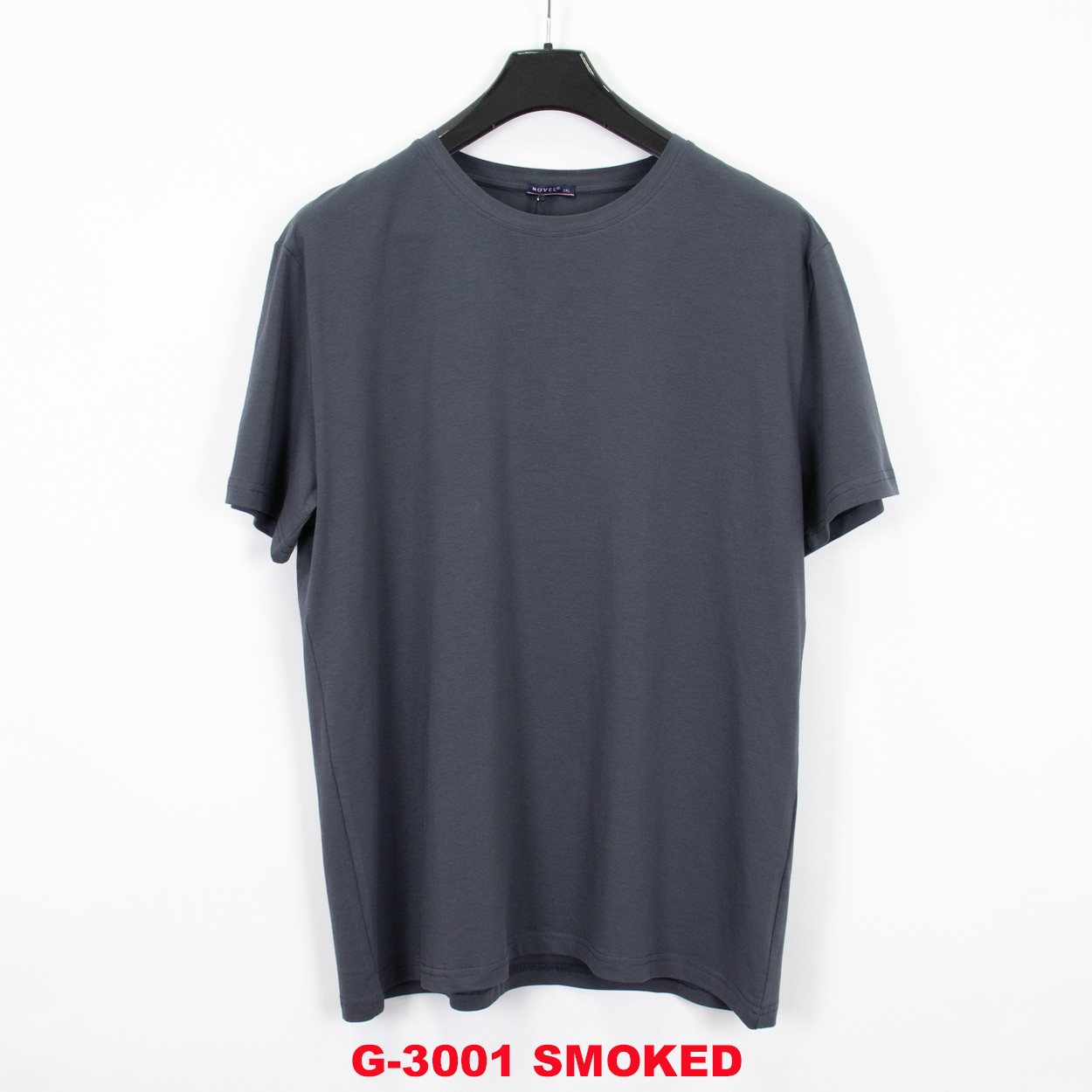 Футболка чоловіча NOVEL G-3001 SMOKED 95% бавовна 5% еластан 5XL(Р)