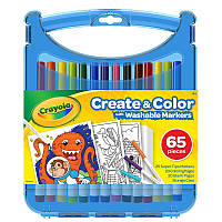 Набір миючих маркерів Crayola Create & Color 65 шт