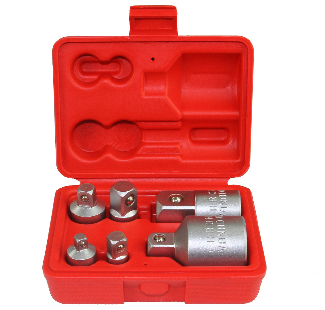 Набір перехідників 6 ШТ. набір 1/4″ 3/8″ 1/2″ 3/4″ V08030 Vorfal Польща