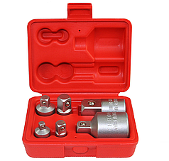 Набір перехідників 6 ШТ. набір 1/4″ 3/8″ 1/2″ 3/4″ V08030 Vorfal Польща