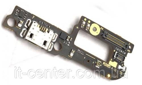 Роз'єм зарядки Xiaomi Mi A2 Lite / Redmi 6 Pro (з платкою) H/C ОРИГІНАЛ, фото 1