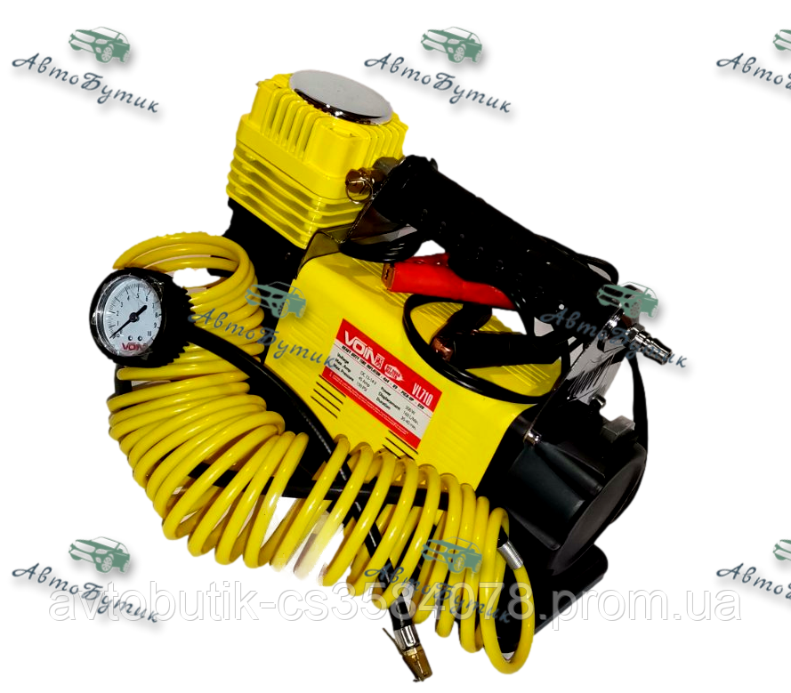 Компресор автомобільний 150psi/45A/160л/ клеми, фото 1