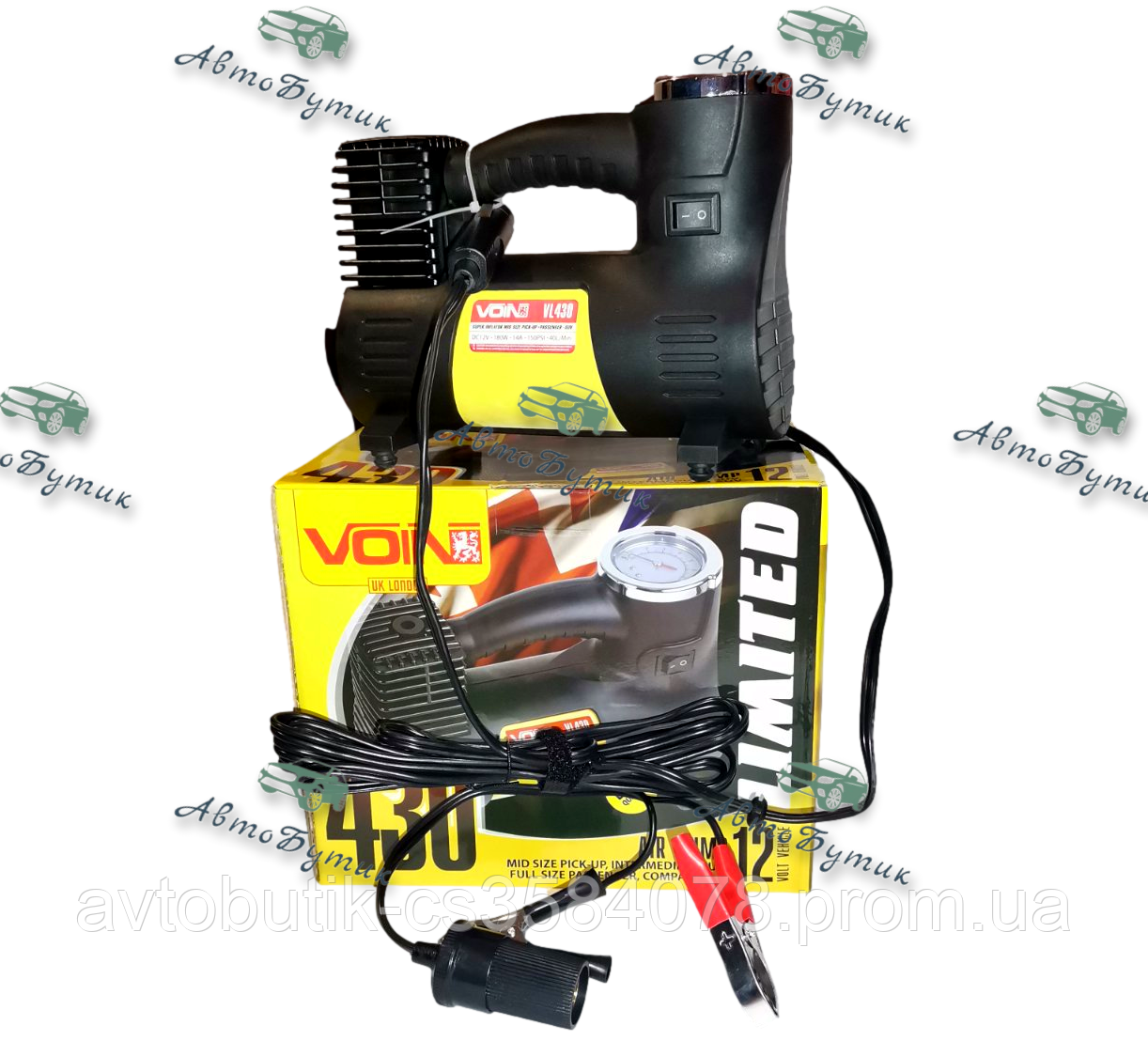 Компресор автомобільний насос, фото 1