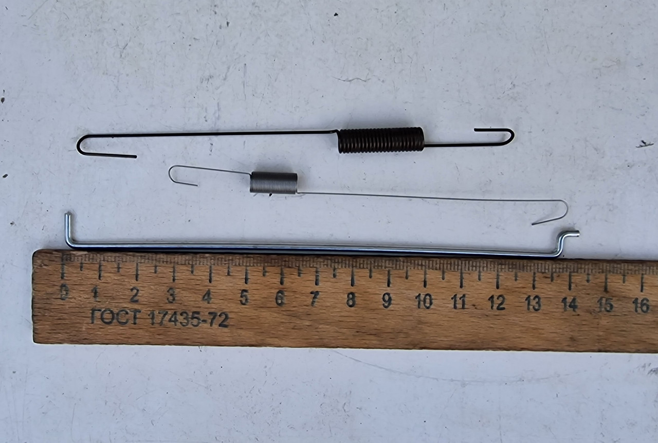 Тяга карбюратора та пружини 168/170f бензиновий двигун мотоблоки, генератори, віброплита, мотопомпа, фото 1