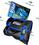 Автомобільний компресор Vitol двопоршневий насос для накачування коліс, фото 2