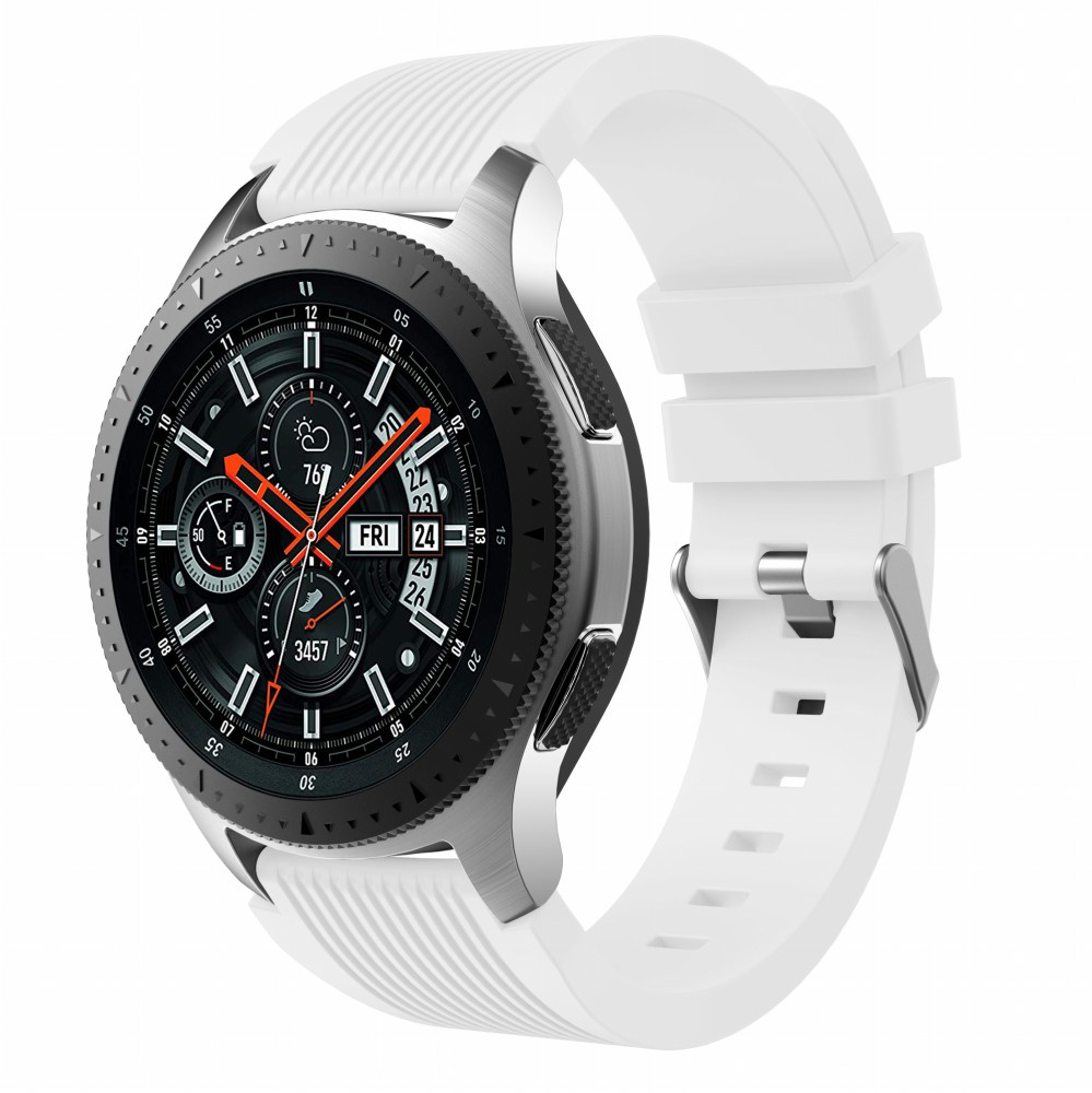 Ремінець для Samsung Galaxy Watch 46  ⁇  3 45 mm  ⁇  Gear S3 силіконовий 22 мм ECO2 Білий BeWatch (1012102)