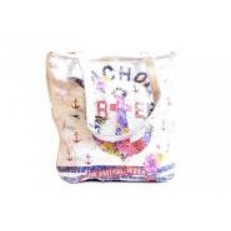 Сумка міська 13656 Якір/Серце двосторонні паєтки 38*36*10см, фото 1