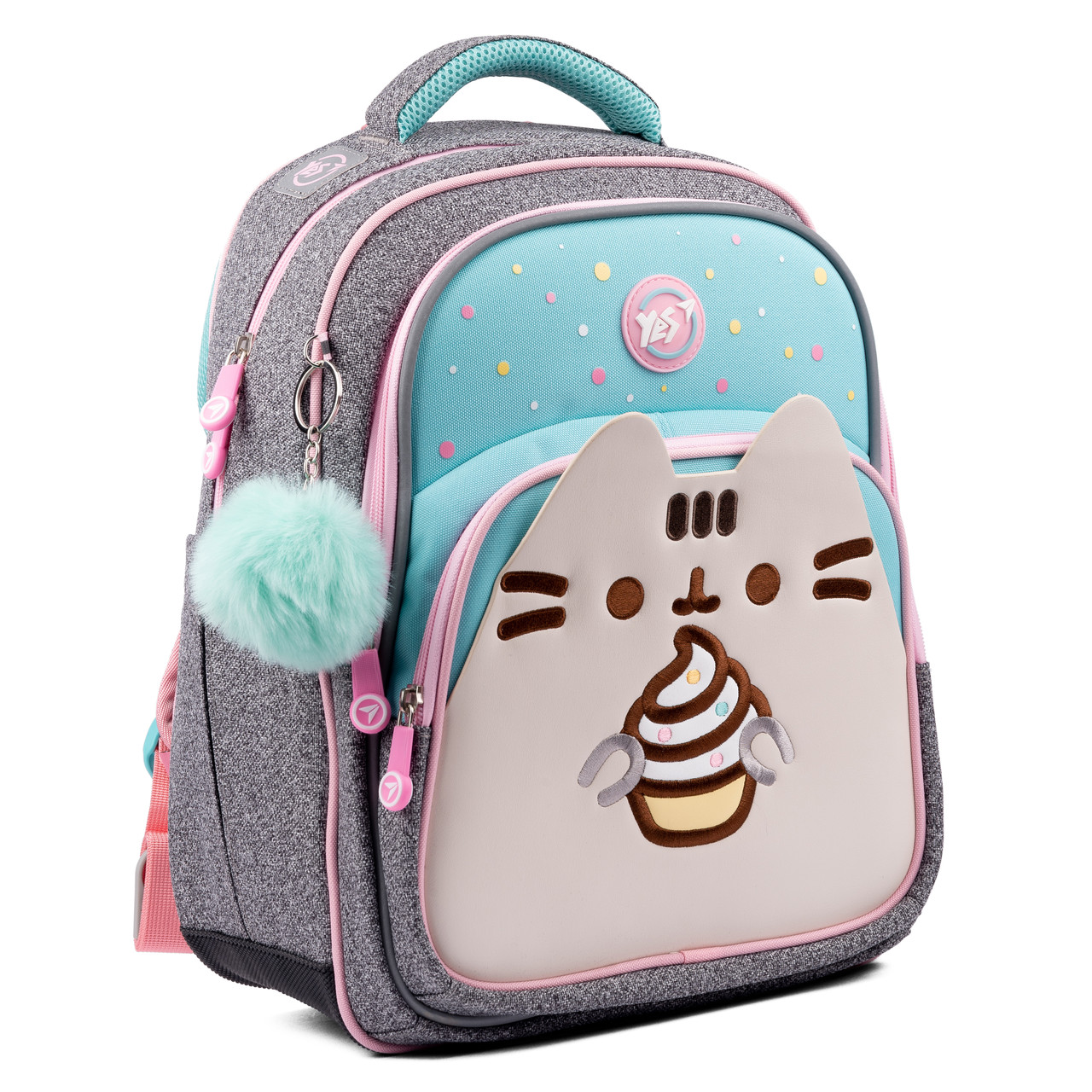 Рюкзак шкільний напівкаркасний YES S-91 Pusheen