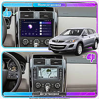 Штатна магнітола Lesko для Mazda CX-9 I 2006-2012 екран 10" 2/32Gb Wi-Fi GPS Base 1 шт., фото 4