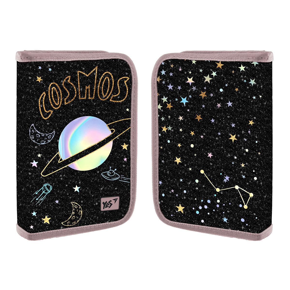 Пенал твердий YES одинарний з клапаном HP-03 Cosmos, фото 1