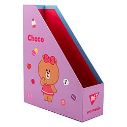 Лоток для документів YES "Line Friends" вертикальний, картон