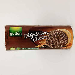 Цільнозернове печиво з частинками шоколаду без пальмової олії Gullon Digestive choco 300 грам Іспанія