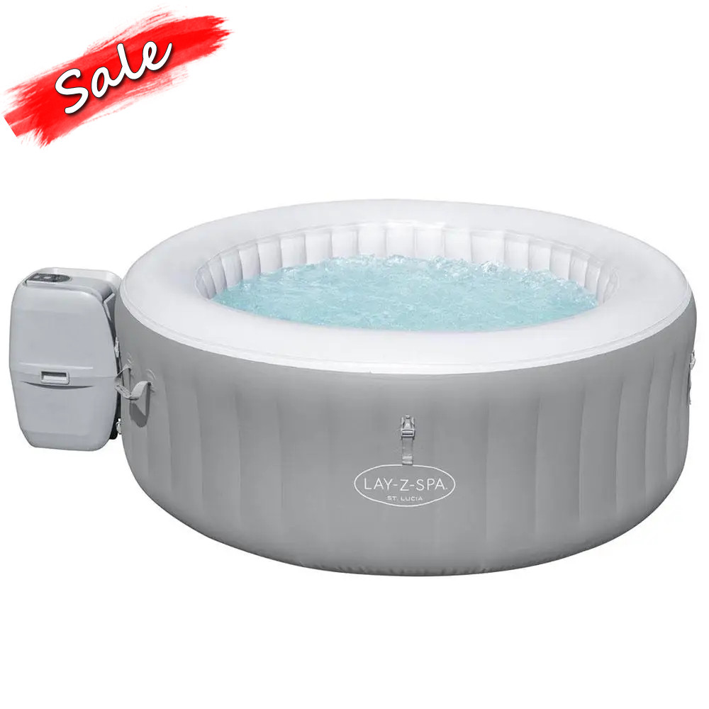 Надувной джакузи Bestway 60037 Lay-Z-Spa 170х66 см аэромассажный ...